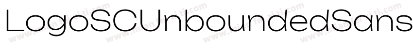 LogoSCUnboundedSans Regu字体转换